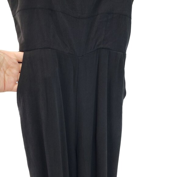 NWT Madewell Amira Wide Leg Tencel Jumpsuit Size 00 - Picture 7 of 9